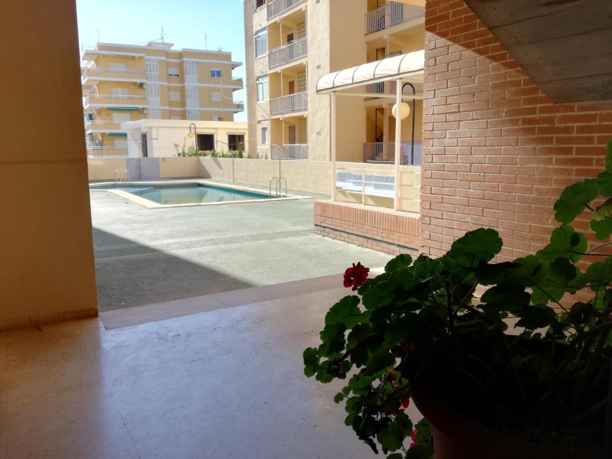 Apartamento Con Gran Terraza, Piscina Y Con Vistas Al Mar, A Solo 50 M De La Playa Daimus Zewnętrze zdjęcie